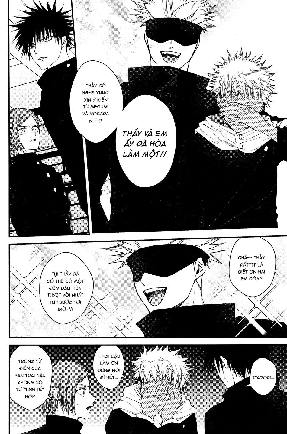ONESHOT VÀ DOU THEO ĐỀ CỬ Chapter 16 GojoYuuji - Trang 3