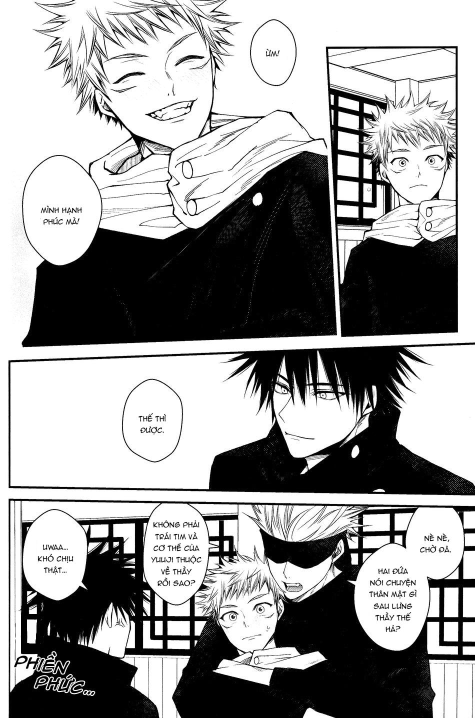 ONESHOT VÀ DOU THEO ĐỀ CỬ Chapter 16 GojoYuuji - Trang 3