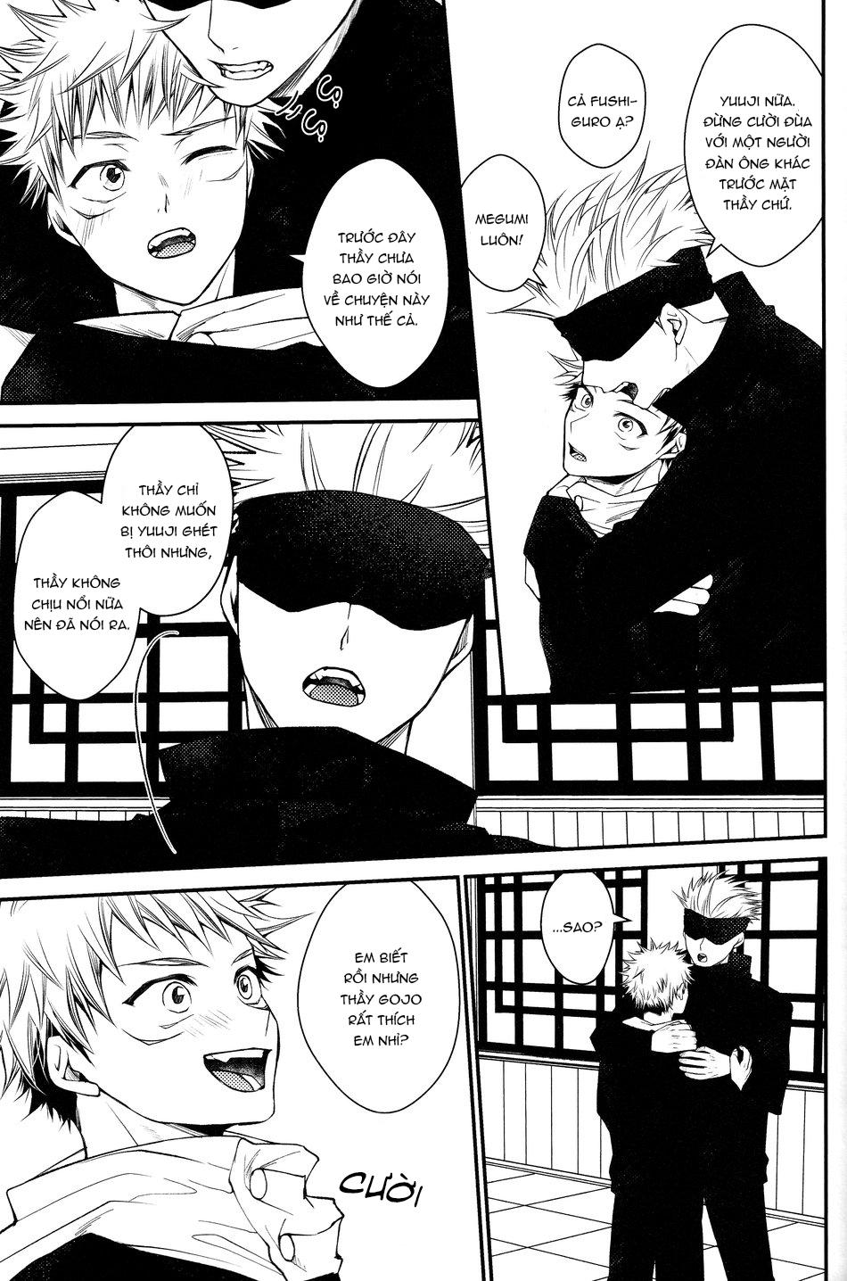 ONESHOT VÀ DOU THEO ĐỀ CỬ Chapter 16 GojoYuuji - Trang 3