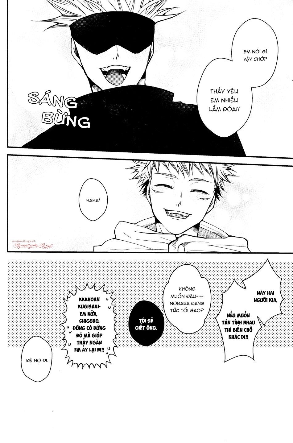 ONESHOT VÀ DOU THEO ĐỀ CỬ Chapter 16 GojoYuuji - Trang 3