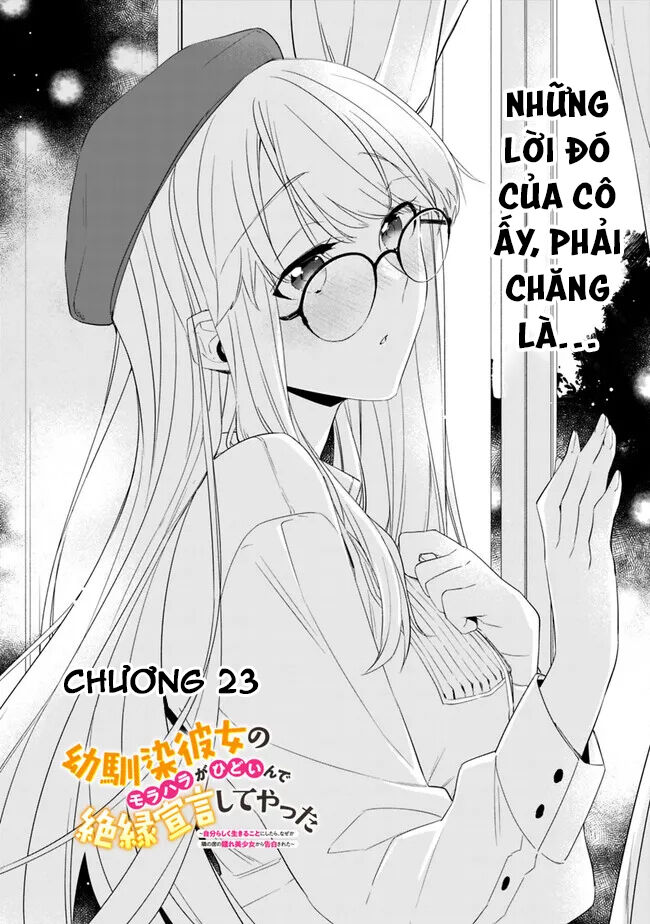 Osananajimi Kanojo No Morahara Ga Hidoi N De Zetsuen Sengen Shite Yatta Chapter 23 - Next 
