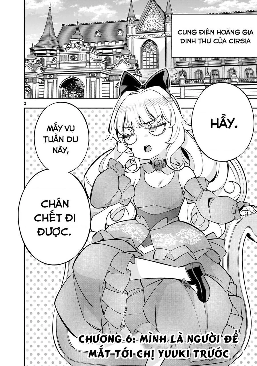 Sau khi trở về từ cõi chết, công chúa quyết định lập harem yuri để sinh tồn Chapter 6 - Trang 3