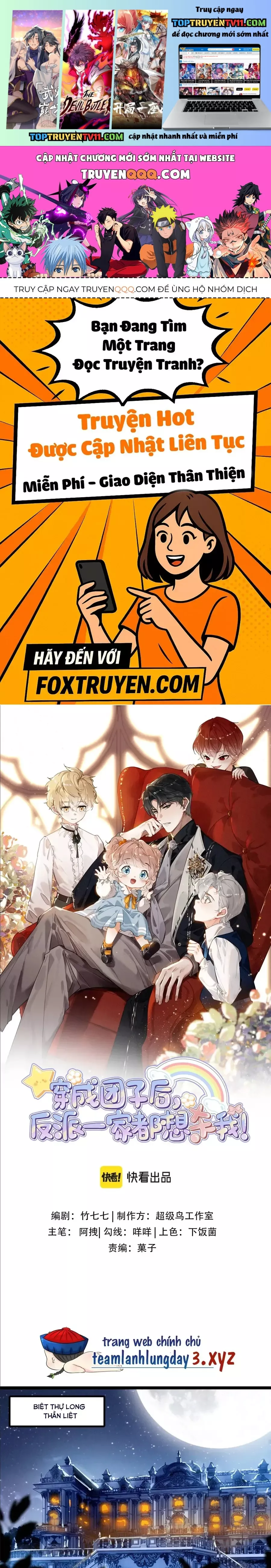 Sau Khi Xuyên Thành Tiểu Bảo Bảo , Cả Nhà Phản Diện Đều Muốn Giết Tôi! Chapter 33 - Trang 2