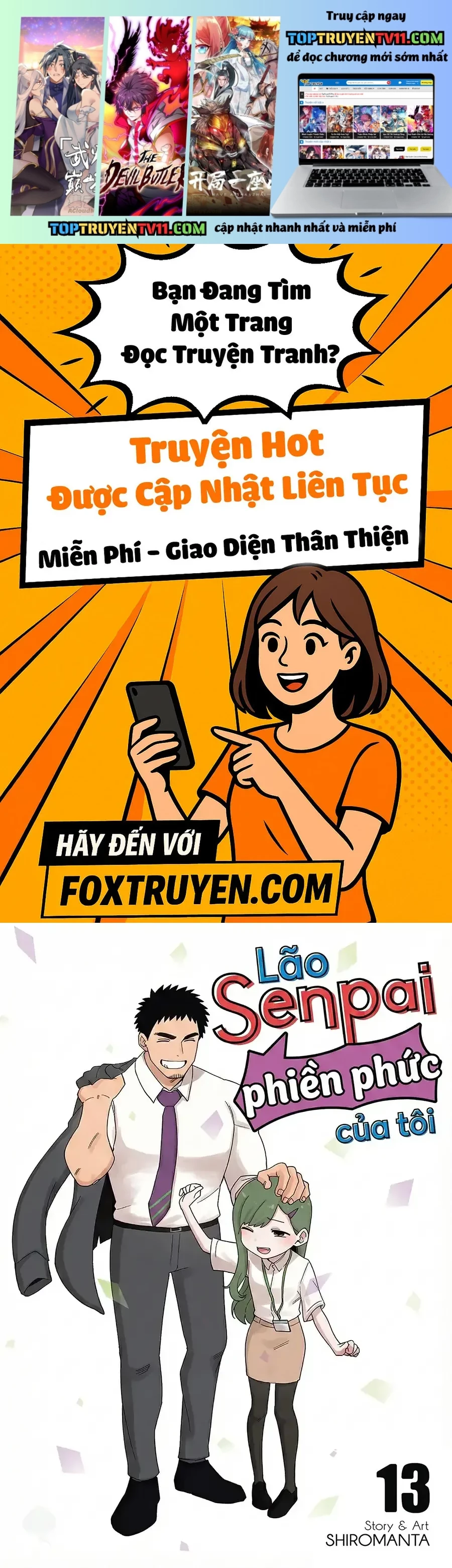 Senpai Ga Urusai Kouhai No Hanashi Chapter 236.1 - Trang 2