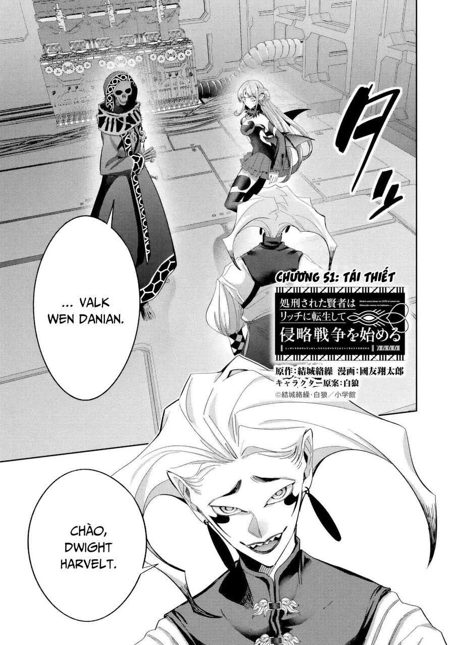 Shokei Sareta Kenja Wa Lich Ni Tensei Shite Shinryaku Sensou Wo Hajimaru Chapter 51 - Next 