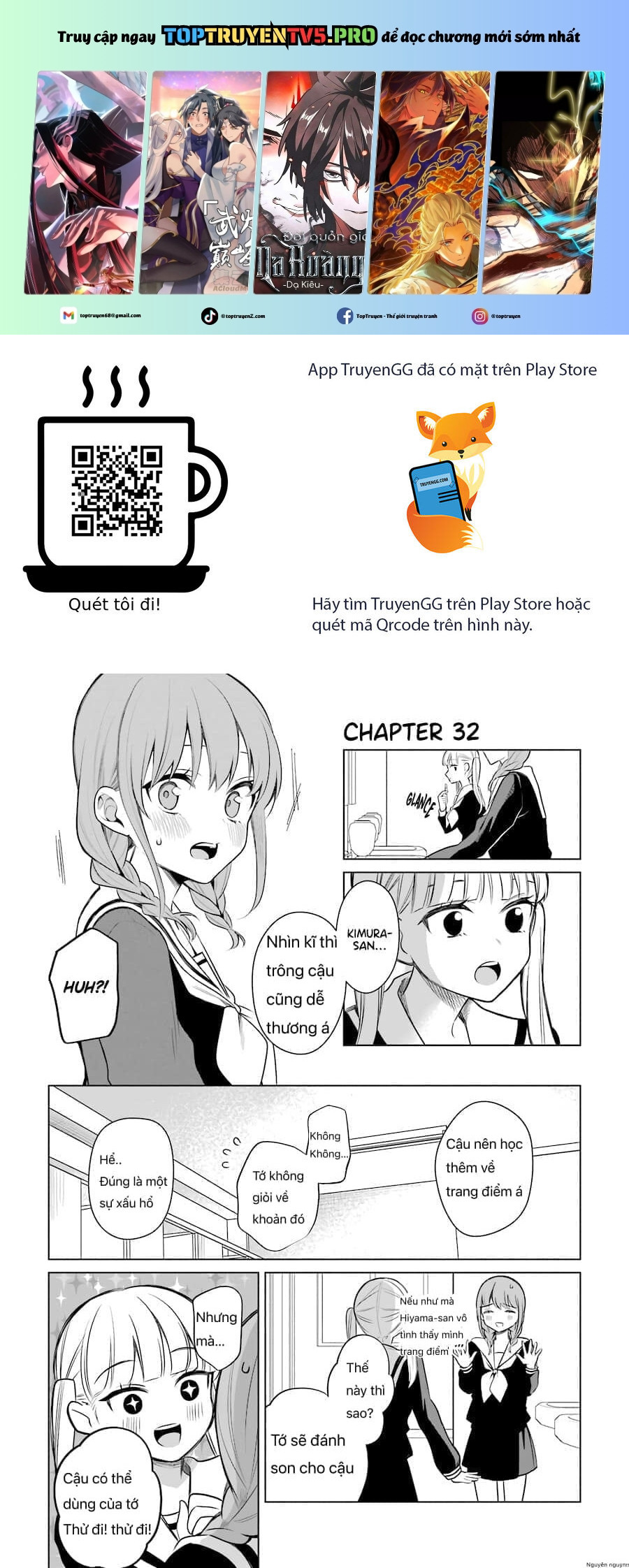 Shoujo Manga Protagonist X Rival San Chapter 32 - Trang 2