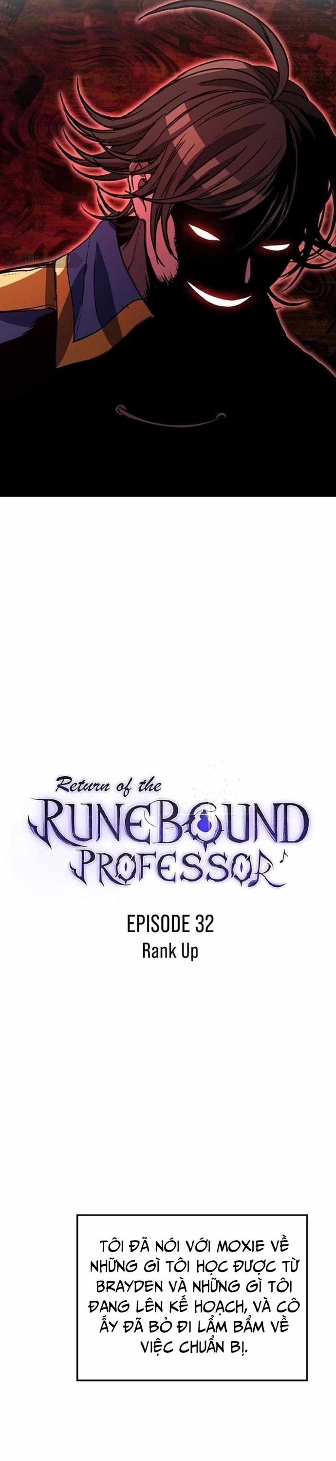 Sự Trở Lại Của Giáo Sư Runebound Chapter 32 - Trang 2