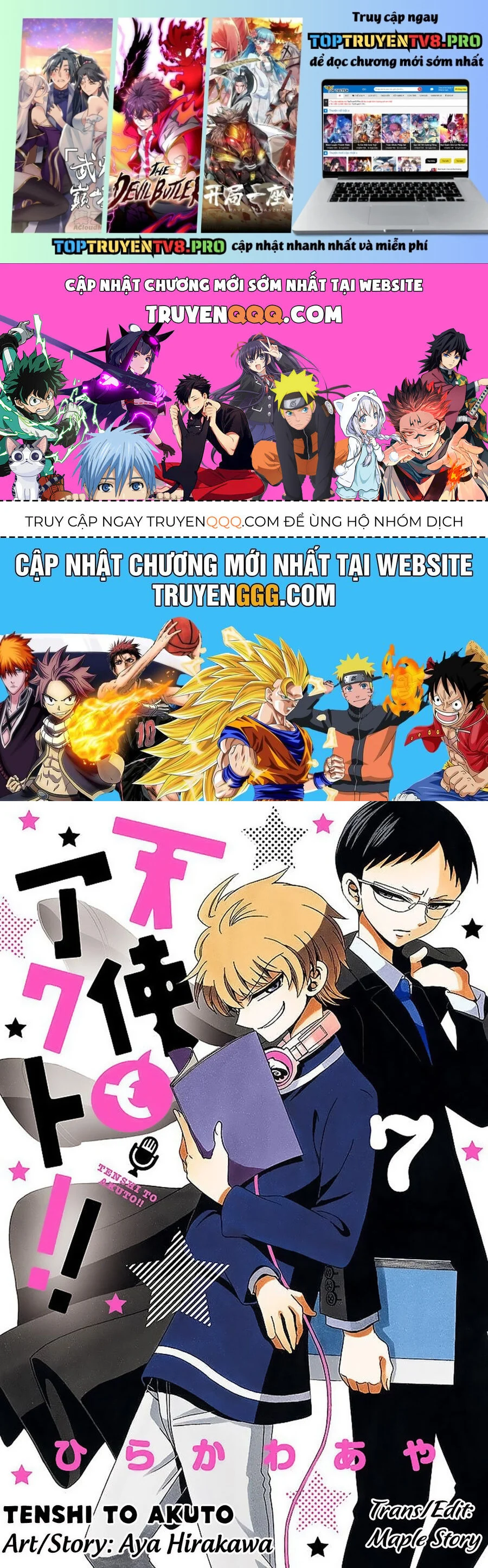 Tenshi To Akuto Chapter 62 - Trang 2