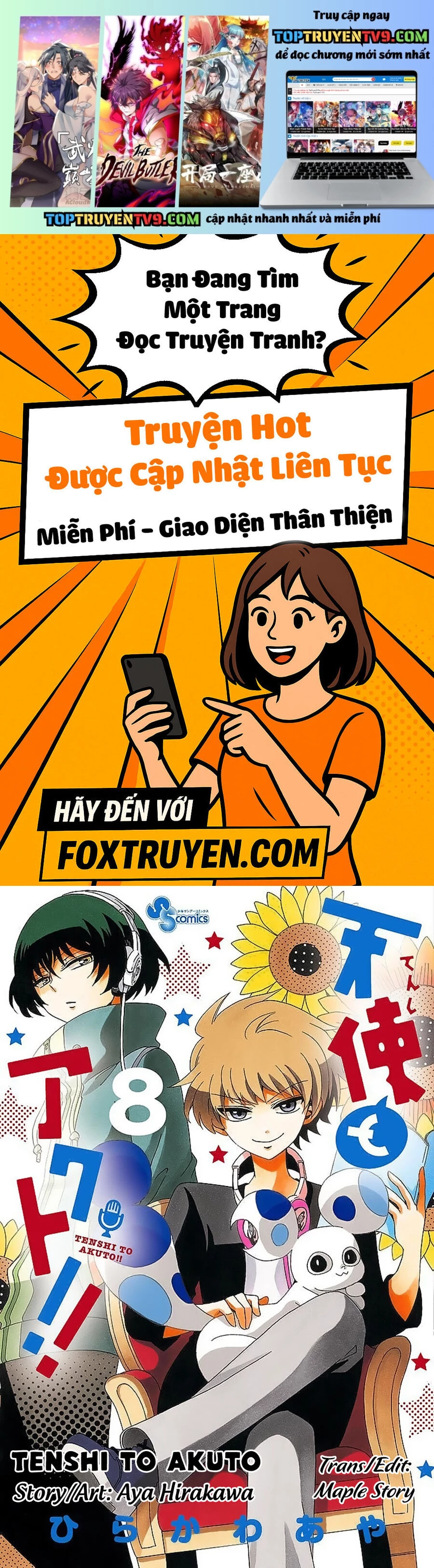 Tenshi To Akuto Chapter 71 - Next 