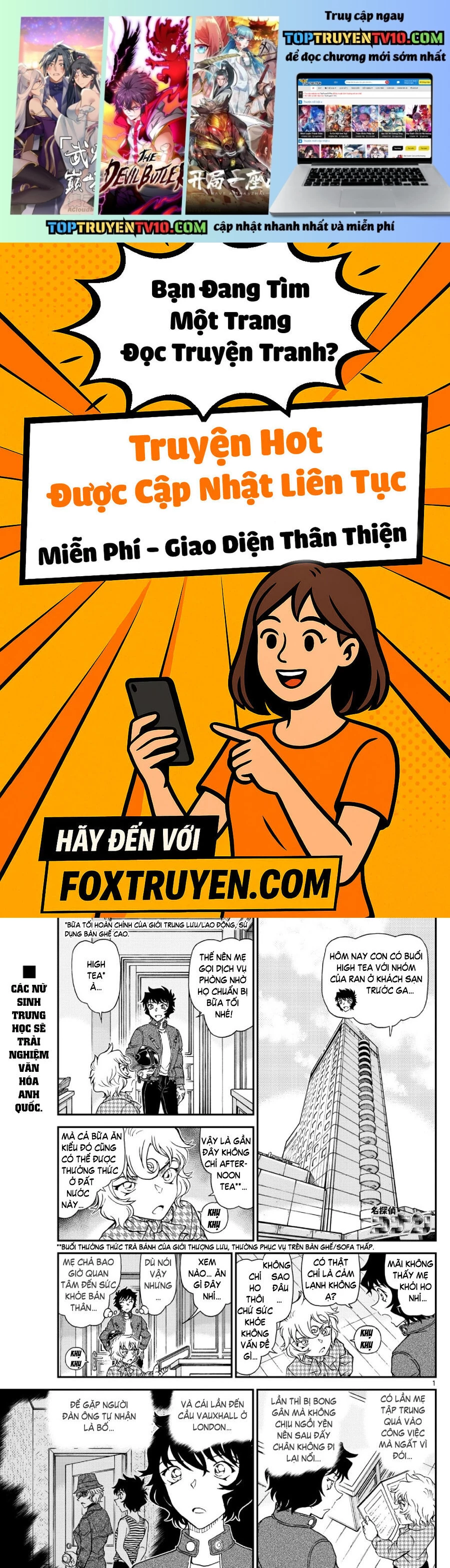 Thám Tử Conan Chapter 1151 - Next 