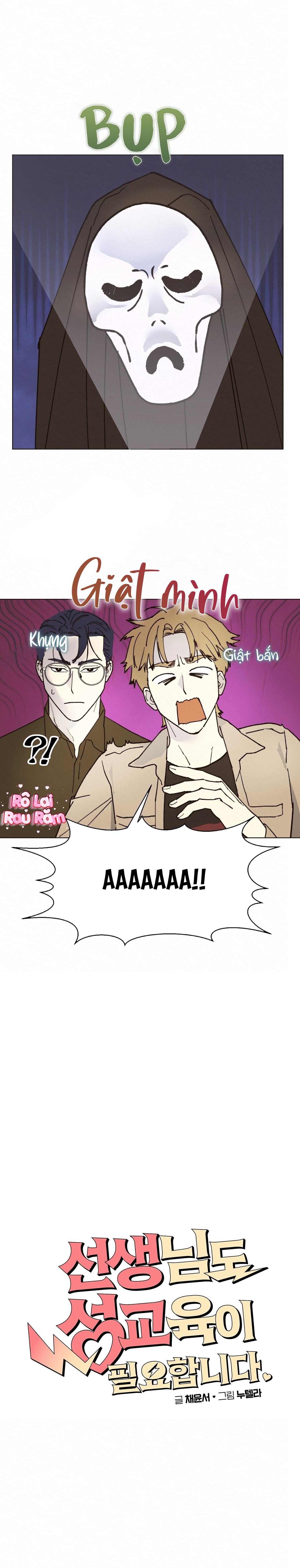 Thầy giáo cũng cần giáo dục giới tính Chapter 9 - Trang 3