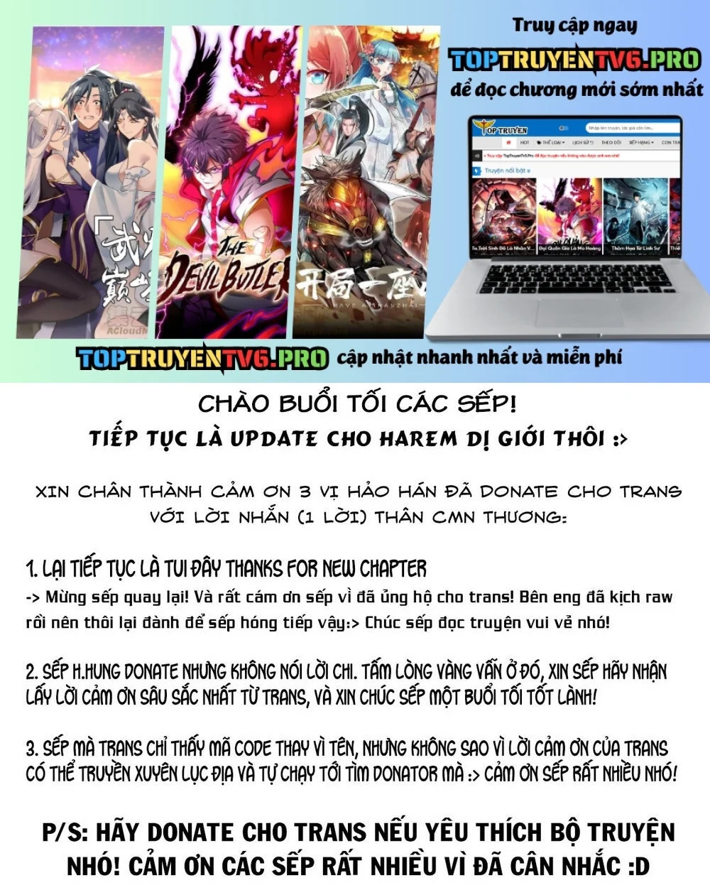 Thiết Lập Dàn Harem Tại Thế Giới Khác Chapter 86 - Trang 2