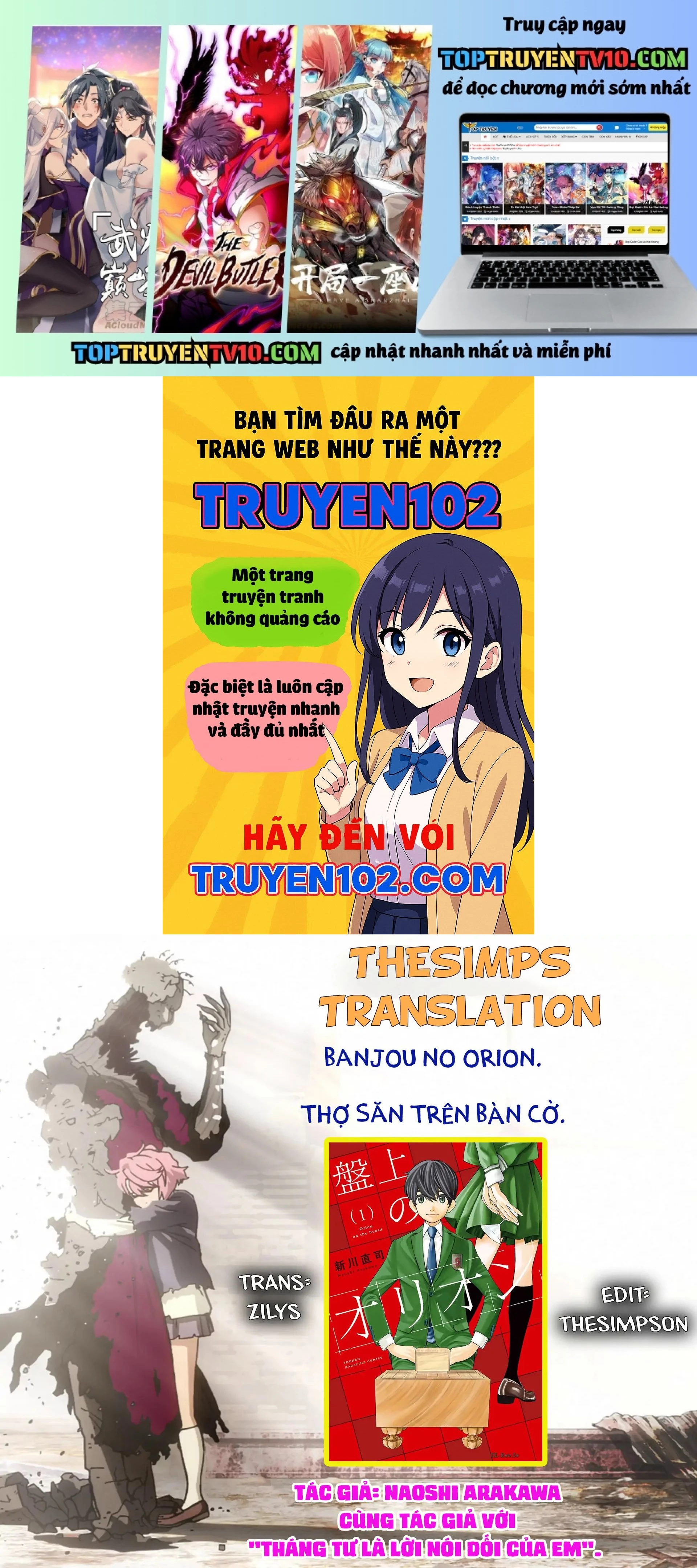 Thợ Săn Trên Bàn Cờ. Chapter 10 - Next 