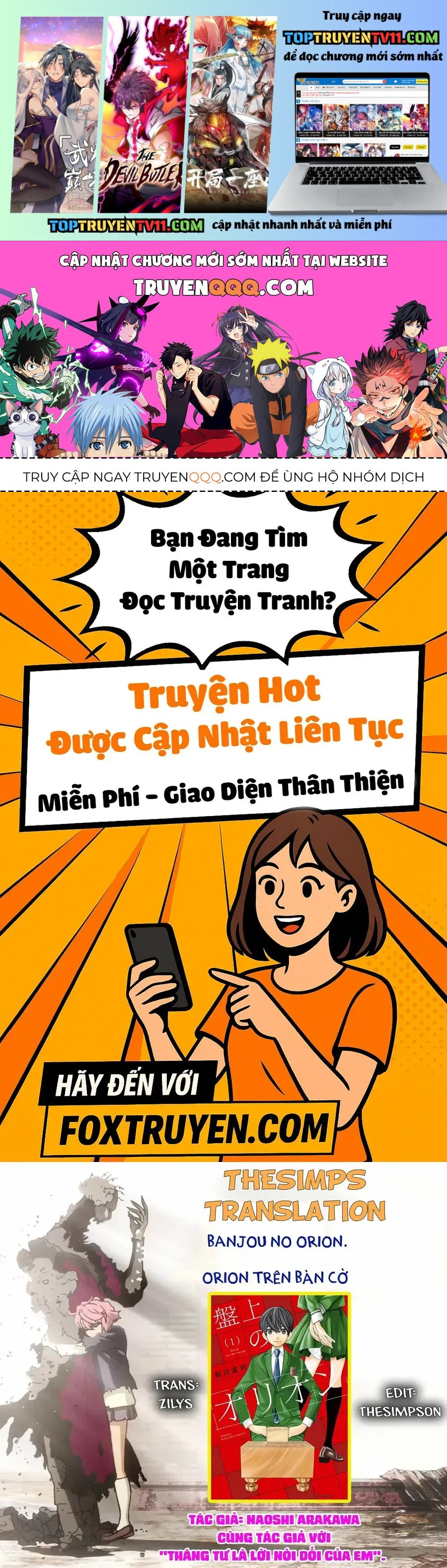 thợ săn trên bàn cờ. chapter 14 1