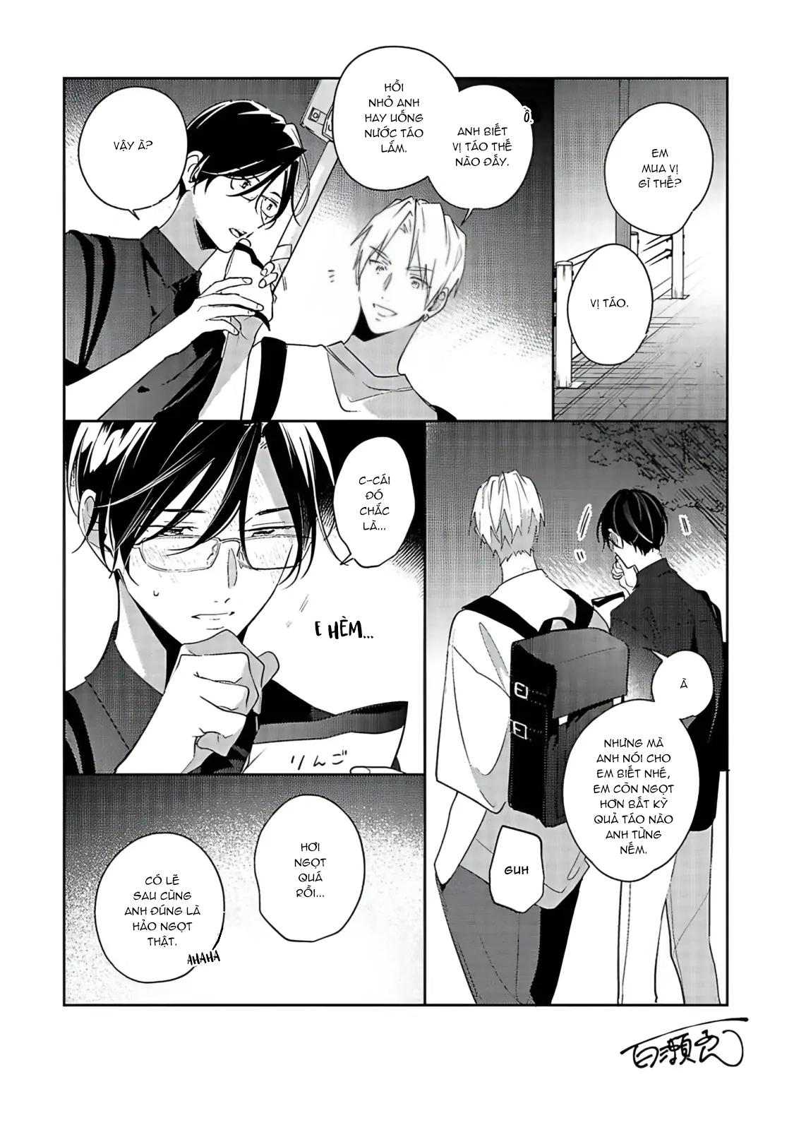 tình yêu bắt đầu từ đầu lưỡi Chapter 6.5 H - End vol 1 19