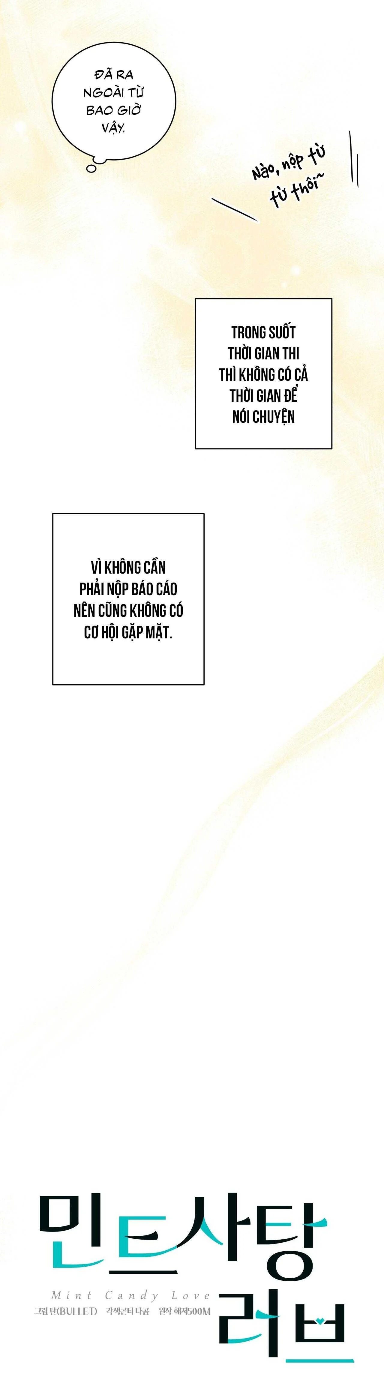 TÌNH YÊU KẸO BẠC HÀ Chapter 17 - Trang 3