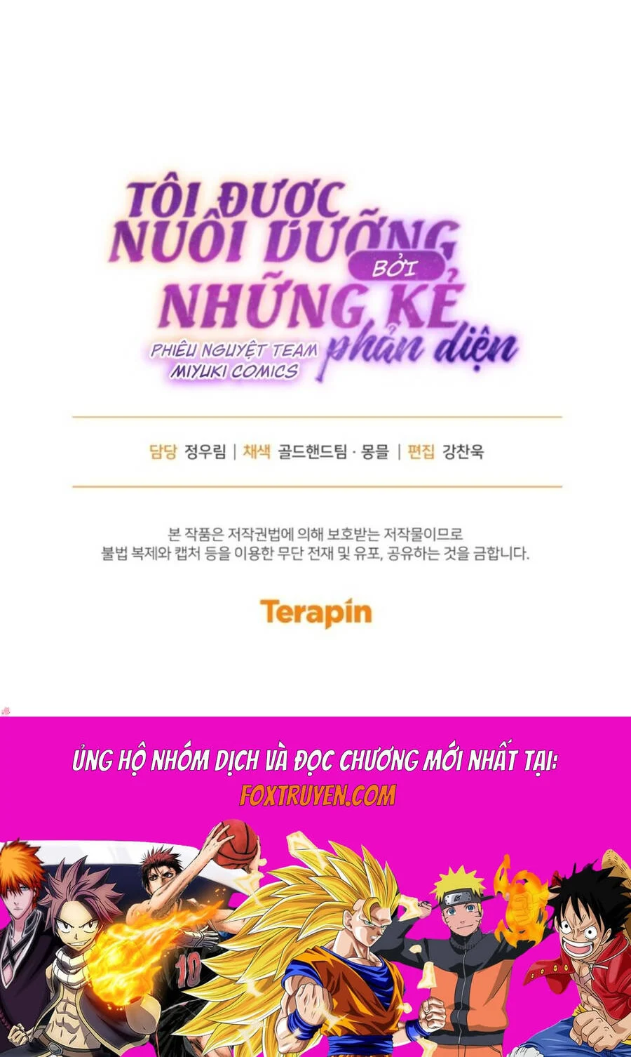 Tôi Đang Được Nuôi Dưỡng Bởi Những Kẻ Phản Diện Chapter 100 - Next 