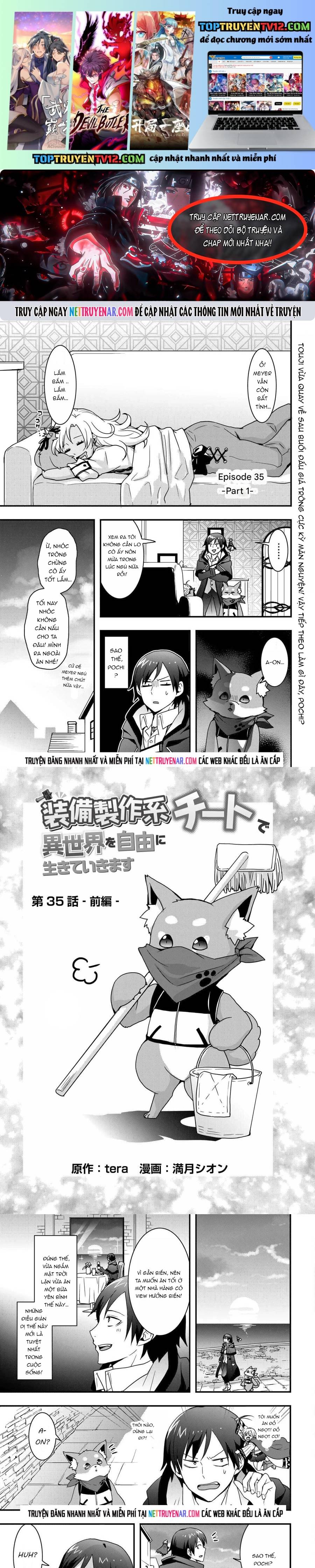 Tôi Sẽ Sống Tự Do Ở Thế Giới Khác Với Kỹ Năng Chế Tạo Trang Bị Chapter 35.1 1