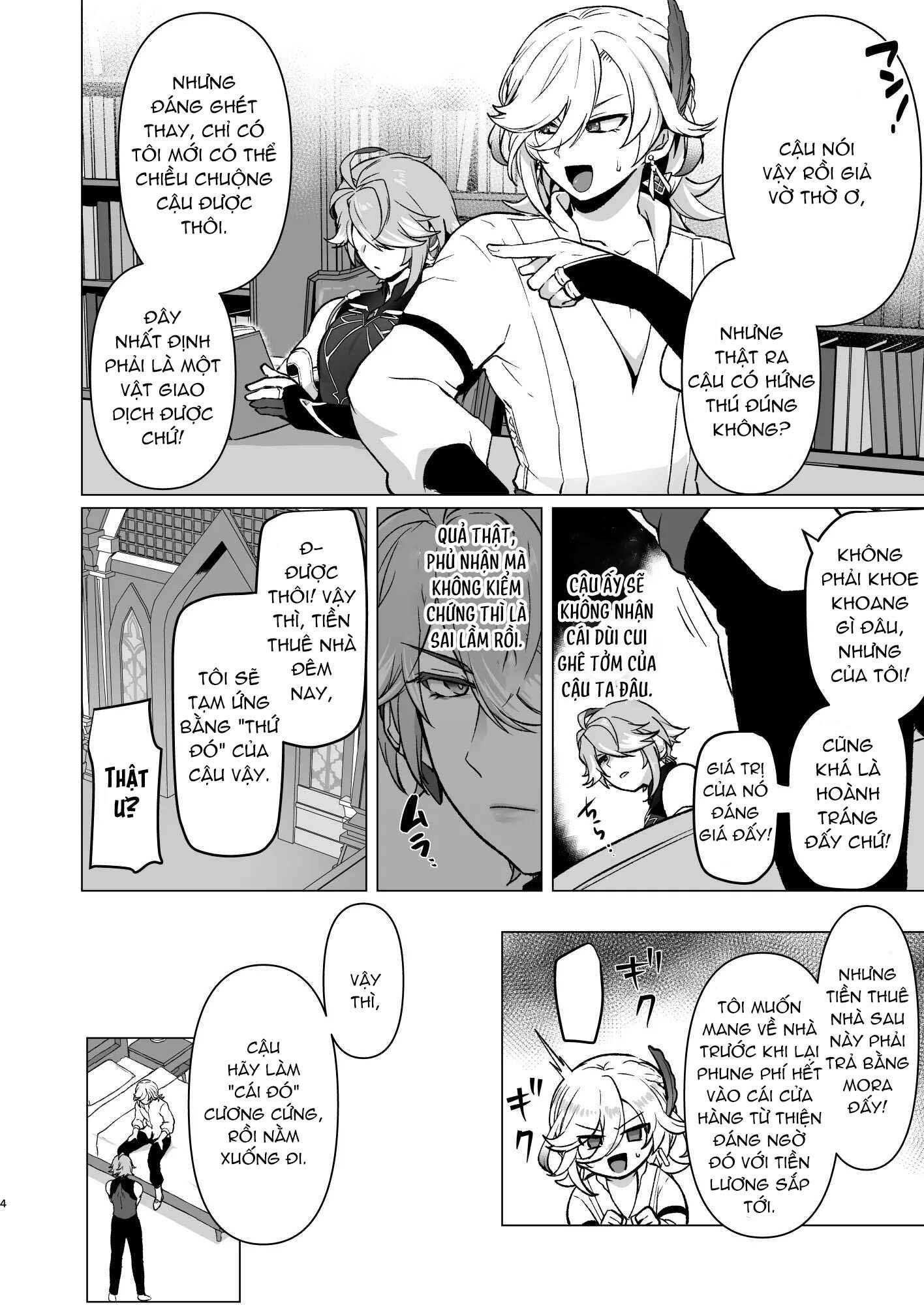 Tổng Hợp Oneshot Genshin Impact Chapter 88 - Next Chapter 89 Flins x Aether