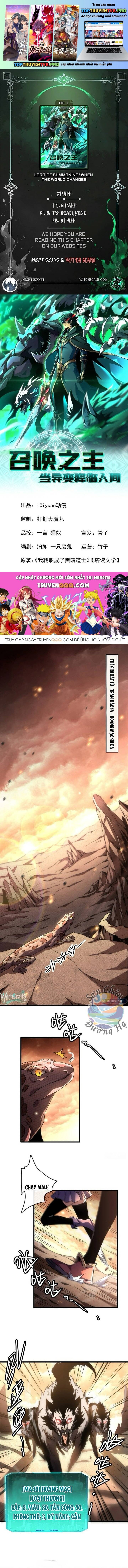 Triệu Hoán Chi Vương Khi Thế Giới Cải Biến Chapter 1 1