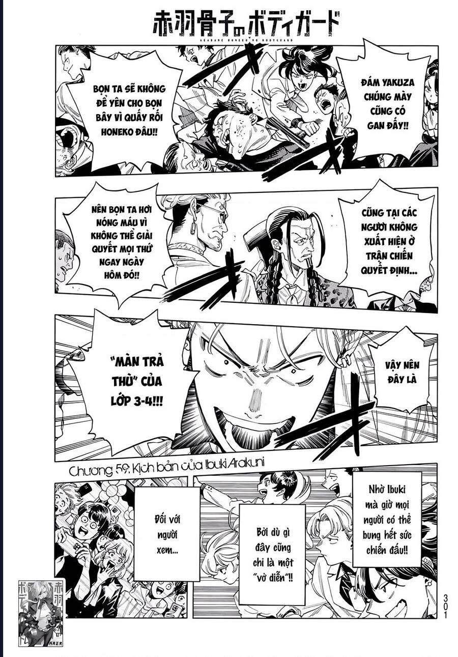 Vệ Sĩ Của Akabane Honeko Chap 59 - Trang 2