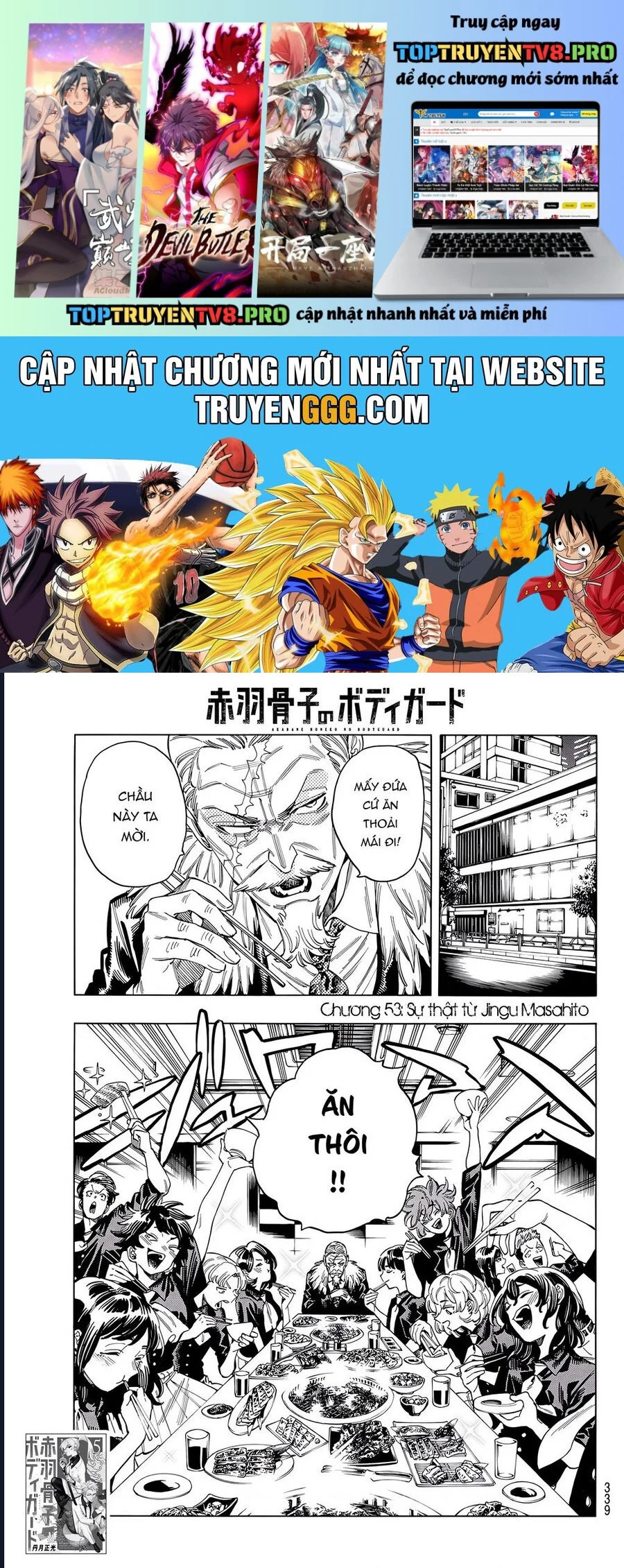 Vệ Sĩ Của Akabane Honeko Chapter 53 - Next 