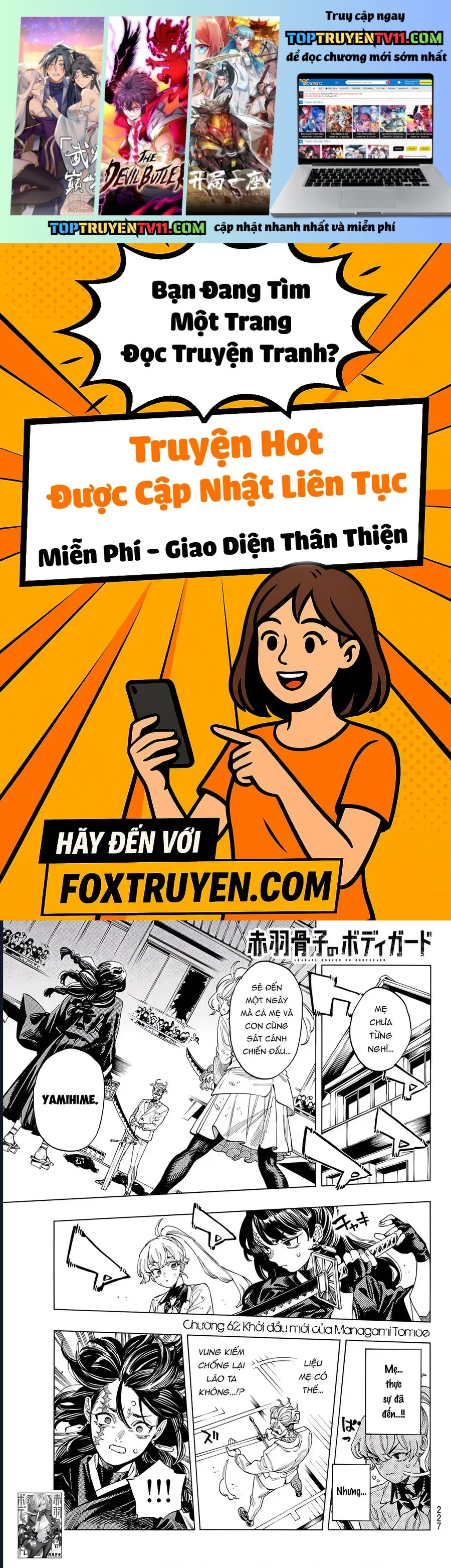 Vệ Sĩ Của Akabane Honeko Chapter 62 - Trang 2